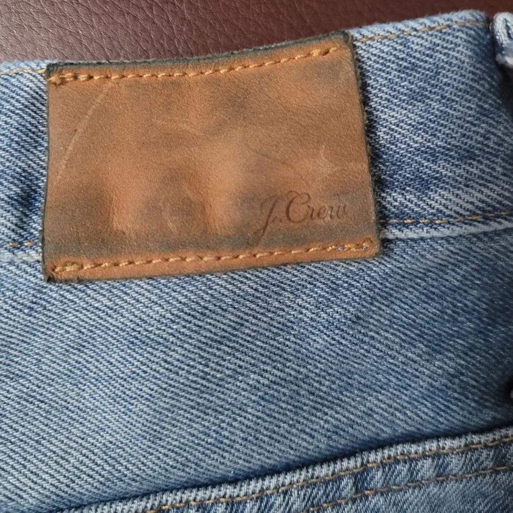 J. Crew Light Blue Distressed Boyfriend Jeans